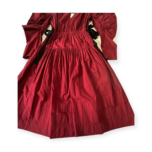 Ulla Johnson Althea Midi Dress in Bordeaux, Size 2, New with tag - Picture 12 of 16